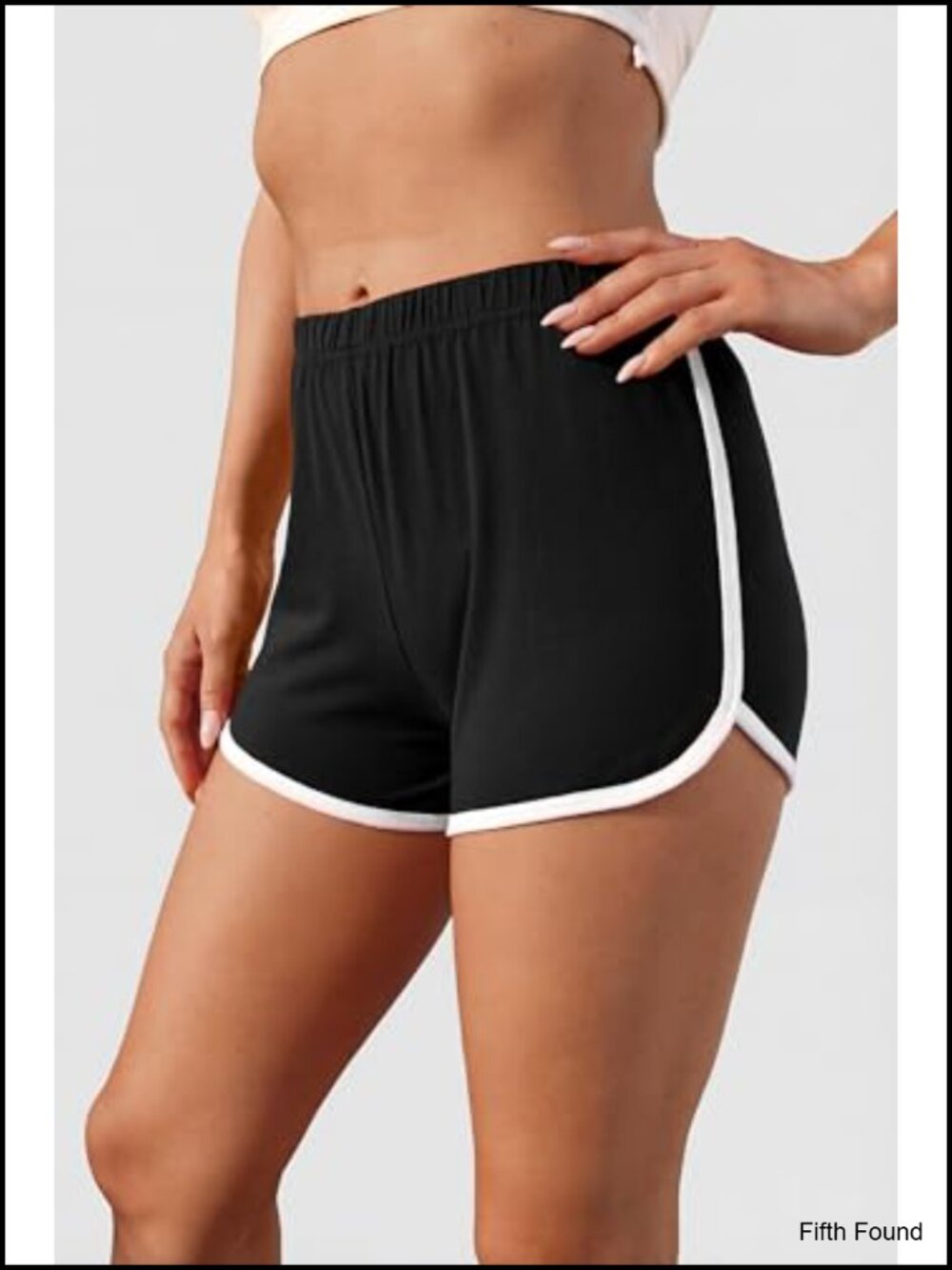 Cotton Spandex Women's Athletic Running Yoga Shorts Pack Of 2 View 2